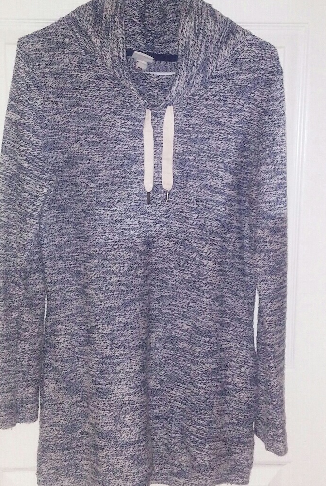 Cowl neck sweater/sweater dress